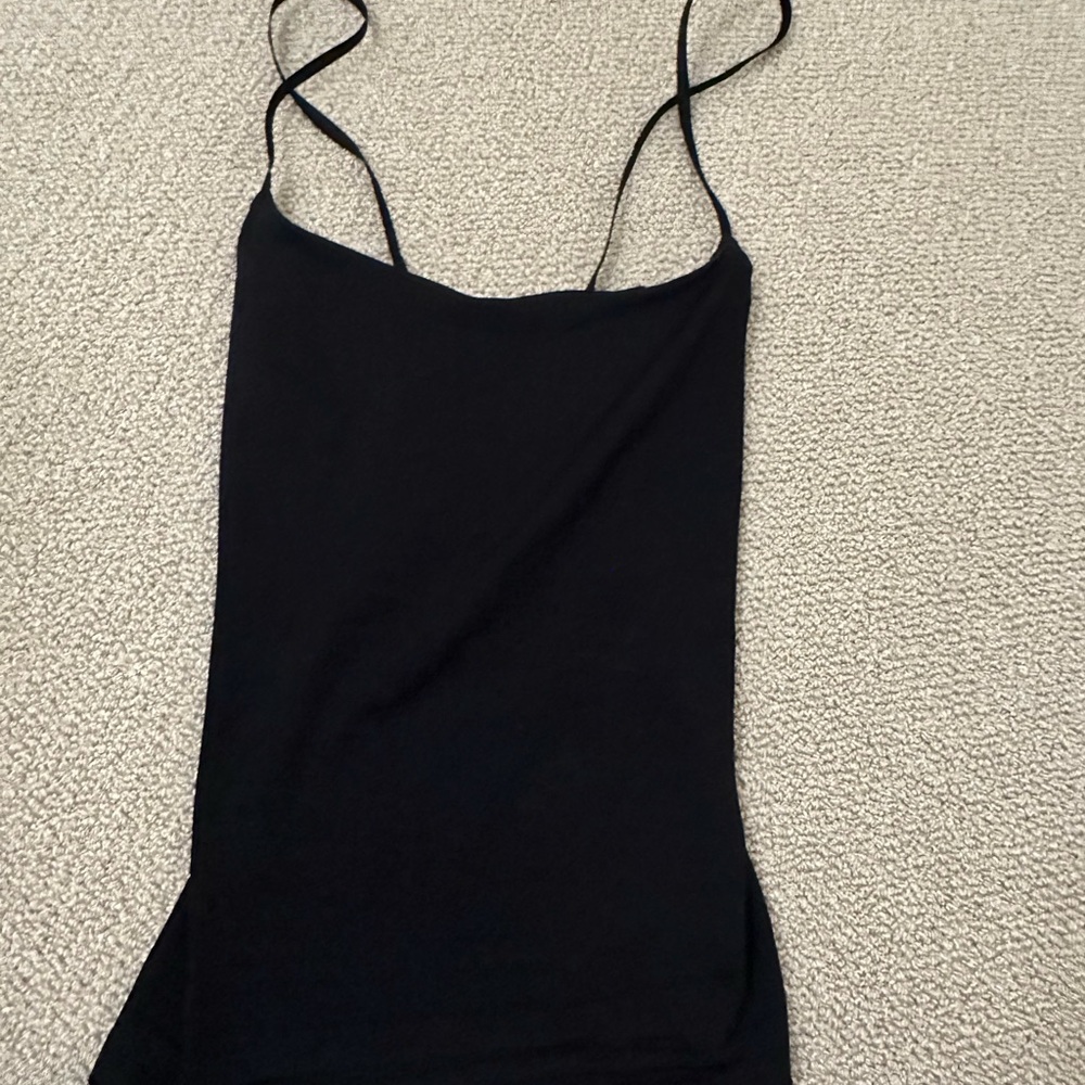 Zara Black Camisole with Spaghetti Straps